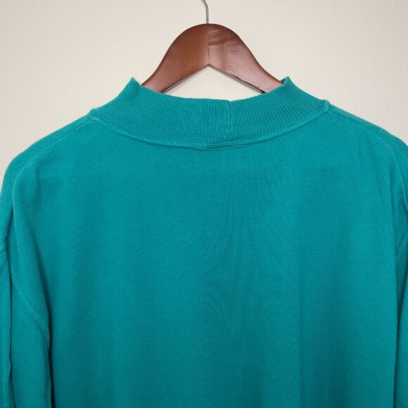 Vintage 80s BFA Classics 100% Cotton Short Sleeve Knit Sweatshirt 2X - Picture 9 of 11